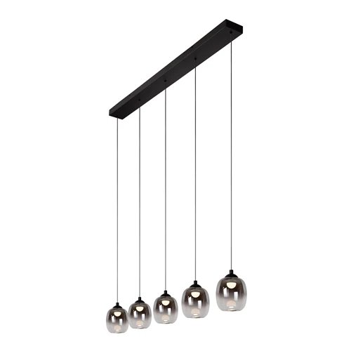 Lucide TAMINO - Pendant light - LED Dim. - 5x5,6W 3000K - Black - detail 4